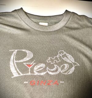 ダンスチーム用ラインストーンTシャツ